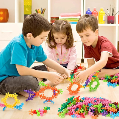 DevDarsh star Shape Great Create for Kids Interlocking Building Block Toys(50pcs)(Multicolor)