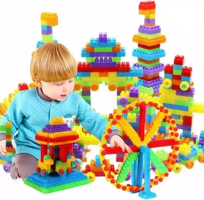 LYZAHS Best Buy 100 Pcs Building Blocks Learning Educational Puzzle Kids Toy(Multicolor)