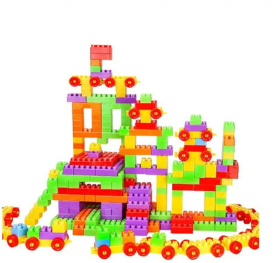 Redsky Toys Colour Building Bricks and Blocks for Kids- Set of 60 pcs(Multicolor)
