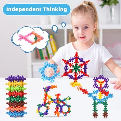 DevDarsh Creativity in Kids with Star Link:75+ Pcs of Educational Interlocking Blocks(Multicolor)