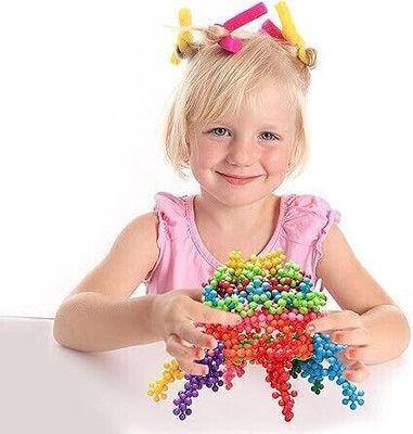DevDarsh Top StarLinks: Kids' Educational Interlocking Construction Blocks (100 Pieces)(Multicolor)