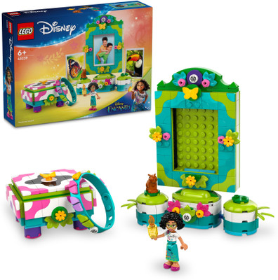 LEGO Disney Encanto Mirabels Photo Frame and Jewelry Box 43239 ( 334 Pieces)(Multicolor)