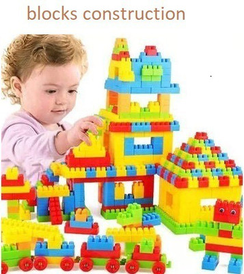 GREEN WAY Building Blocks for Kids, 100 Pcs Blocks Bag Packing, Best Gift Toy, Block Game(Multicolor)