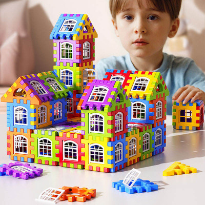ARIZON Happy House Puzzle Blocks – Educational Learning Toy & Ideal Gift for Kids(Multicolor)
