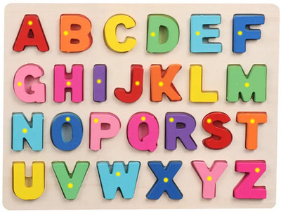 GAMLOID Best Buy Capital Alphabets Letters Learning Educational Puzzle Toy for Kids(Multicolor)