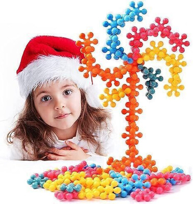 DevDarsh DIY Top StarLinks Interlocking Learning Educational Blocks kids toy(100pcs)(Multicolor)
