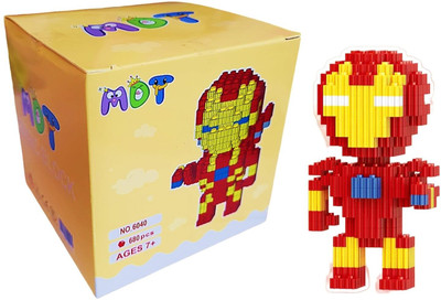Birthday Popper Building Magic Blocks |Iron Mana| Micro Nano Figures| DIY Minifigure Brick(Multicolor)