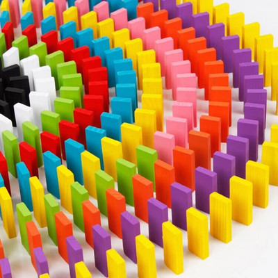 Pulsbery Dominoes Building Blocks Toys for Boys & Girls JB81(Multicolor)