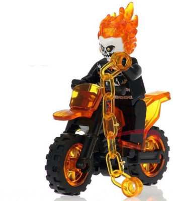 Delite New Ghost Rider Mini Legoing Puzzle Building Blocks Toy Figures Fun Kids play(Multicolor)