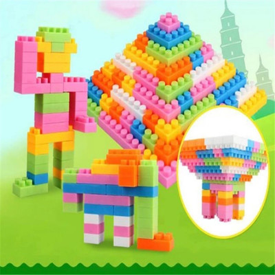 Sharvil Building Blocks for 2 Year Blocks Toys for Kid Educational Toys 60 Pcs(Multicolor)
