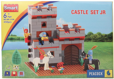 Peacock Smart Castle Set JR Multicolor - 450 pieces(Multicolor)