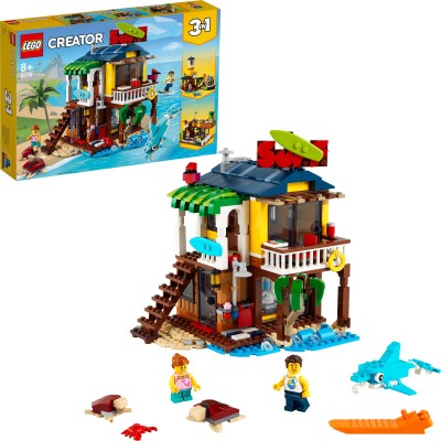 LEGO Creator 3-in-1 Surfer Beach House (564 Blocks)(Multicolor)