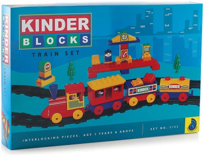 Peacock Toys & Games Peacock Senior Train Set - Premium Interlocking Blocks(Multicolor)