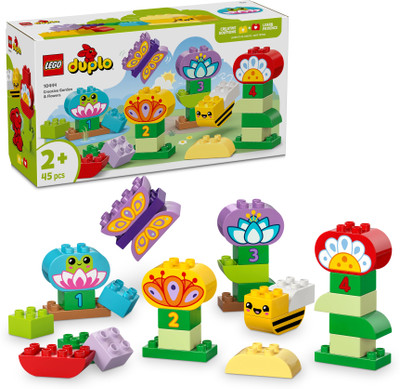 LEGO DUPLO Town Creative Garden & Flowers Color-Sorting Stacking Toy10444(Multicolor)