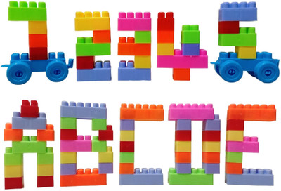 Agk Construction Block Toys ABCD Educational Building Block toys for Kids Boys Girls(Multicolor)