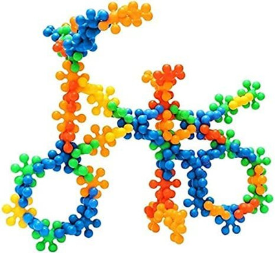 Dmahi Star Building Blocks Educational Construction Blocks-75 Block(Multicolor)