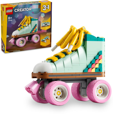 LEGO Creator 3-in-1 Retro Roller Skate Toy 31148 ( 342 Pieces)(Multicolor)