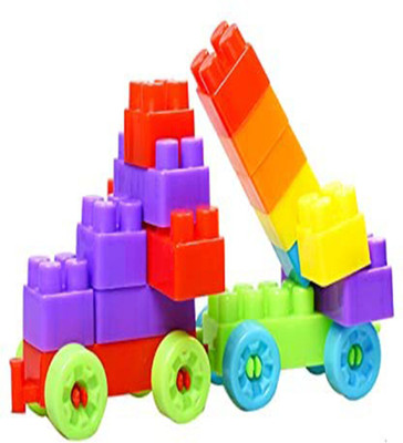 SATSUN ENTERPRISE Toy BLOCKS Smart Activity Fun Learning Train Blocks Kids (52 Block + 8 Wheels)(Multicolor) SATSUN ENTERPRISE Toy BLOCKS Smart Activity Fun Learning Train Blocks Kids (52 Block + 8 Wheels)(Multicolor)