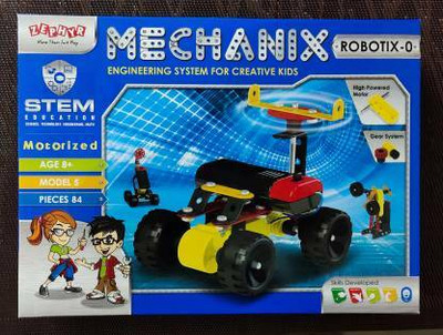 Toykit ZEPHYR Mechanix Robotix -0 (84 pcs)(Multicolor)