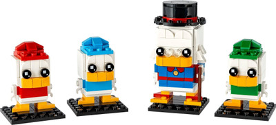 LEGO Brickheadz Disney Ducktales 40477 Scrooge McDuck, Louie, Huey & Dewey (340 pcs)(Multicolor)