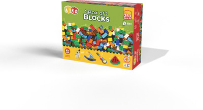 radhey preet Aiko 250pcs Loose Blocks Set For Making Any Model | RP1055(Multicolor)