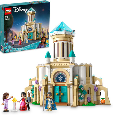 LEGO Disney King Magnificos Castle 43224 Building Toy Set (613 Pieces)(Multicolor)