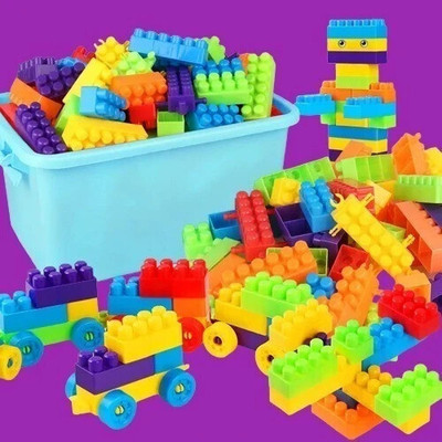 DevDarsh Top 100+Piece Building Block Toy Set - Perfect Kids' Birthday Gift(Multicolor)