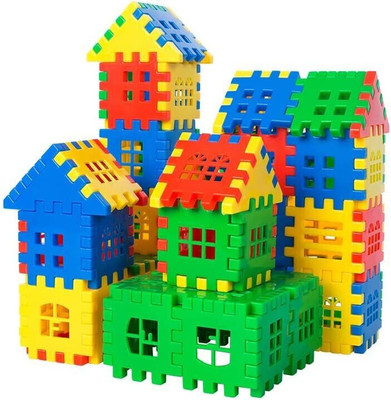 toddlers buddy House Building Block 165 pcs Kids- Blocks Blok(Multicolor)