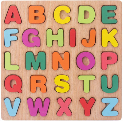 GAMLOID Top Sale Capital Alphabets Letters Learning Educational Puzzle Toy for Kids(Multicolor)