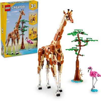 LEGO Creator 3-in-1 Wild Safari Animals Set 31150 ( 780 Pieces)(Multicolor)