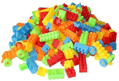 DLY ABHINANDAN BUILDING BLOCKS TOY 50 PCS OF BLOCKS(Multicolor)