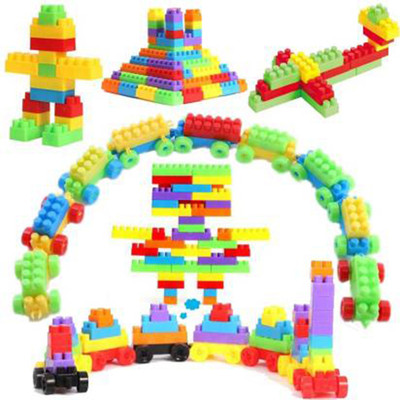 Tozzby Toys Colour Building Bricks and Blocks for Kids- Set of 60 pcs(Multicolor)