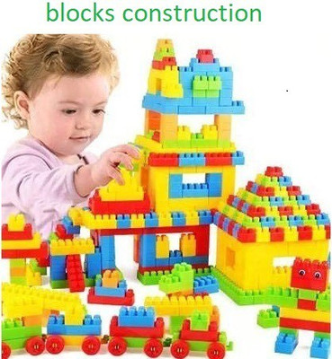 GREEN WAY 100 Pcs educational & learning game building blocks game for kids toys(Multicolor)