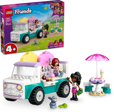 LEGO Friends Heartlake City Ice Cream Truck Pretend-Play Building Kit 42644(Multicolor)