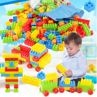 TOYVISION 2023 New Creative 50+Pcs Building Blocks Learning Educational Kids Puzzle Toy(Multicolor)