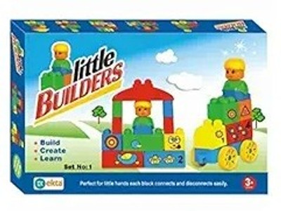 HANSSTAILOR Little Builder Set 1 for Kids | Block Building Game for Toddlers(Multicolor)