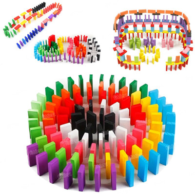 FIDDLERZ 100 PCS Colorful Wooden Block Set for Kids Educational & Skill Activity Game(Multicolor)