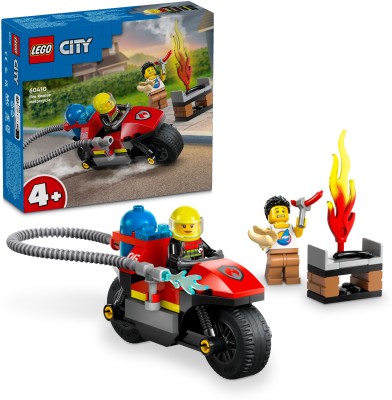 LEGO City Fire Rescue Motorcycle Building Set 60410 ( 57 Pieces)(Multicolor)