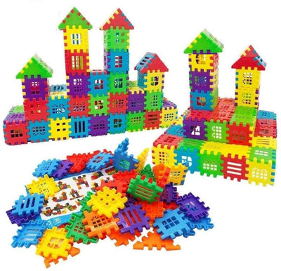 Cyrus NEW BRAND 52 Pcs Happy House Learning Toy Educational Toy Non-Toxic Blocks Set(Multicolor)
