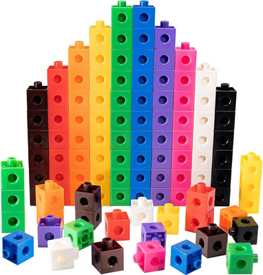 Pulsbery Cubic Interlocking Blocks (Multicolor)(Multicolor)