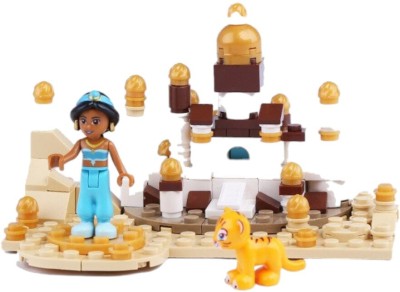RVM Toys 151 Pcs Girls Princess Castle Jasmine Palace Building Blocks Lego Compatible(Multicolor)