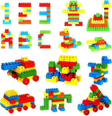 DLY VEER SET OF 125 PC BLOCKS SET OF 1(Multicolor)