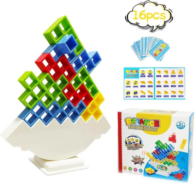 Glamour Balance Blocks Game, BEST GIFTS FOR AGES 3 4 5 6 7 8+(Multicolor)