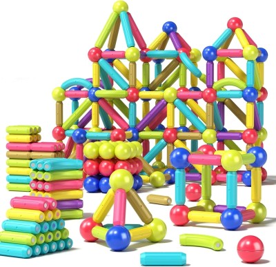 Learn With Fun Magnetic Sticks Building Blocks for Kids 42 Pcs(Multicolor)