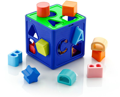 TheRichJD shape sorter cube Activity Fun Geometrics Shape Blocks Educational Learning Toys(Multicolor)