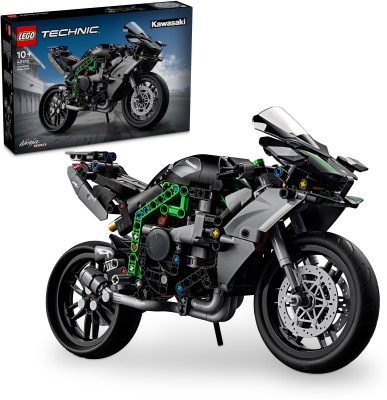 LEGO Technic Kawasaki Ninja H2R Motorcycle Set 42170 ( 643 Pieces)(Multicolor)