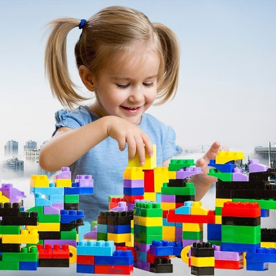 ARIZON Best Buy 100+Pcs Building Block Puzzle Educational Learning Game Gift Toy(Multicolor)