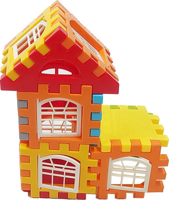 Tick Kids' Fun Building Blocks | Multicolor Interlocking Bricks For Children(Multicolor)