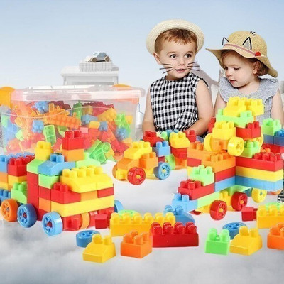 DevDarsh Best 100+Piece Building Block Toy Set - Perfect Kids' Birthday Gift(Multicolor)