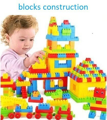 GREEN WAY 100 Pcs Building block games for children construction block for kids(Multicolor)